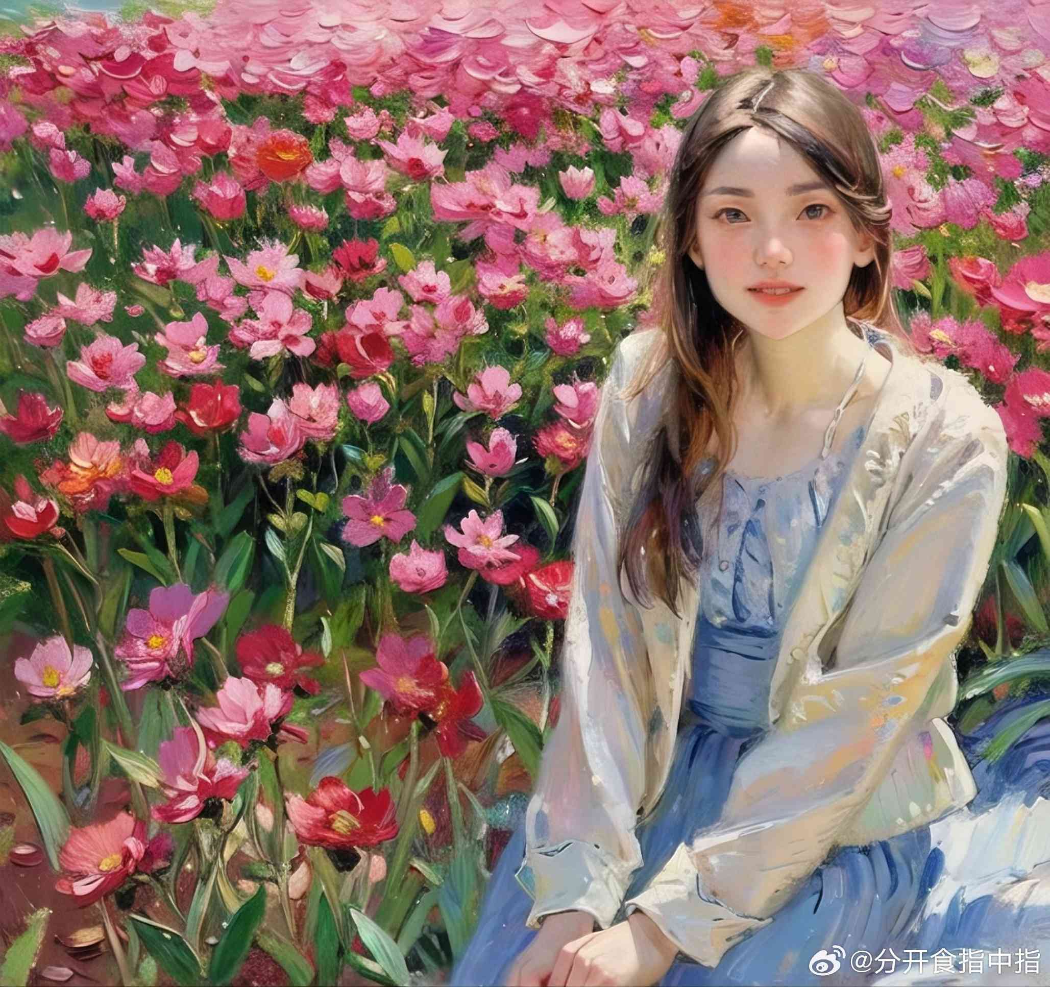 ai创作奈花园入口抖音：创意画集锦，名画鉴，经典重现
