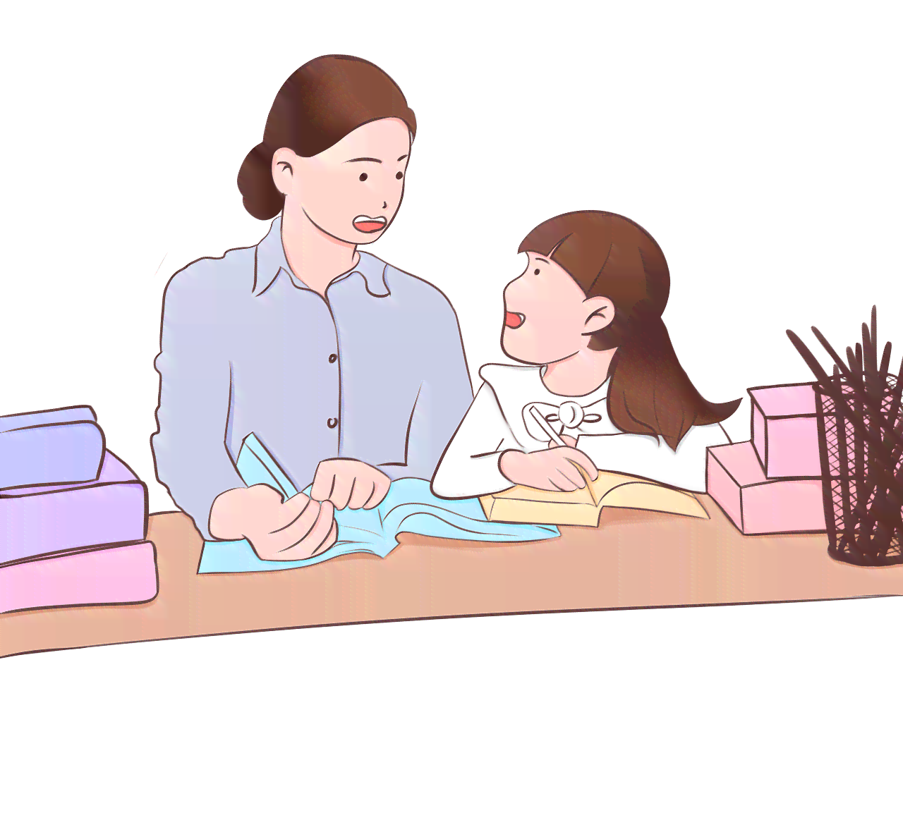 ai绘画给小孩写作业