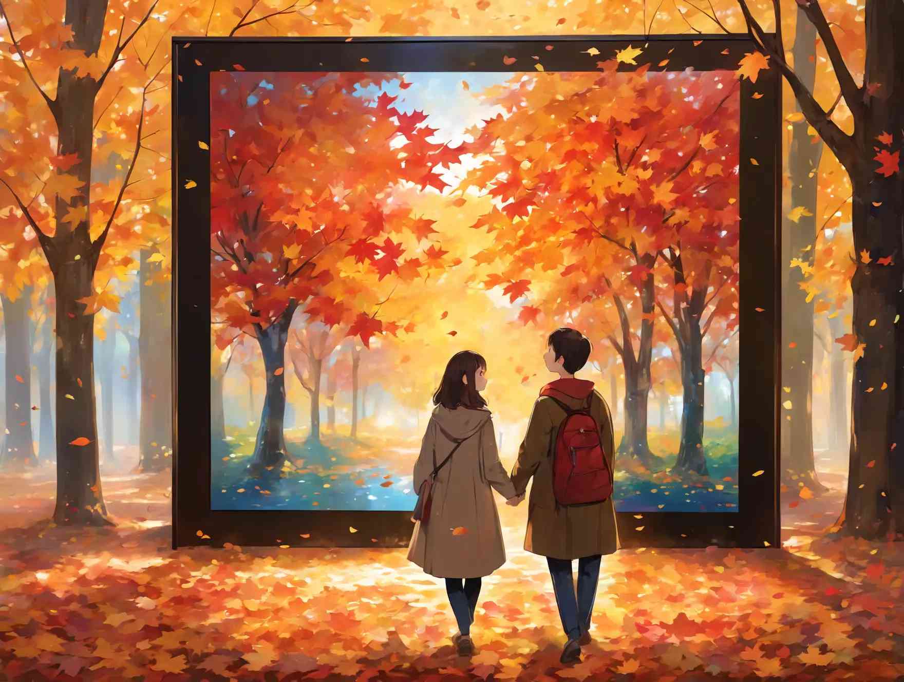 秋风情：AI艺术创作精选集——探索秋日主题佳作