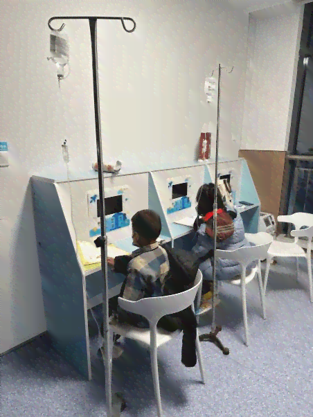 ai边输液边写作业