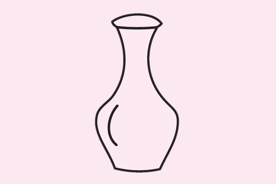 水晶花瓶怎么画简单又好看的方法与制作技巧