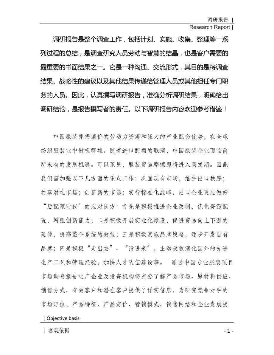 ai服装市场调研报告总结范文：2021年版撰写指南与精选范文大全