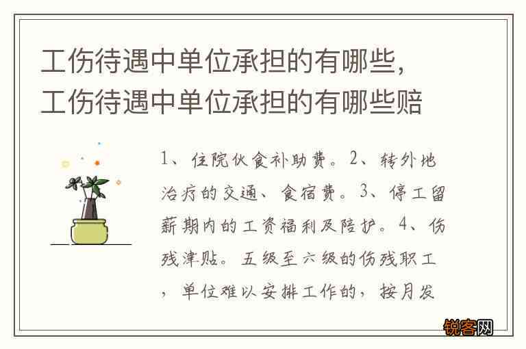 工伤认定后单位应承担的赔偿范围与具体补偿项目详解