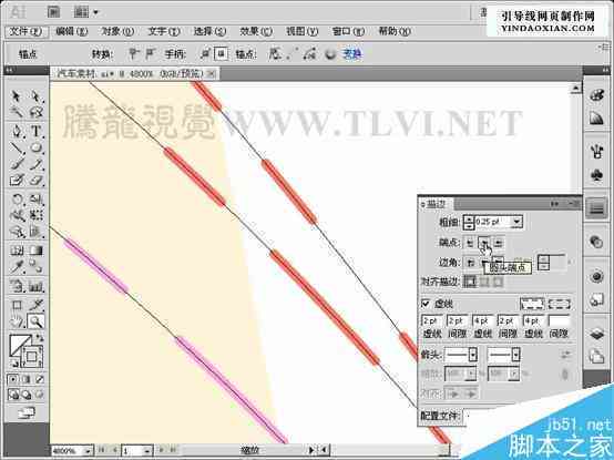 'AI描边处理中缩小为何线条不随之变细问题解析'