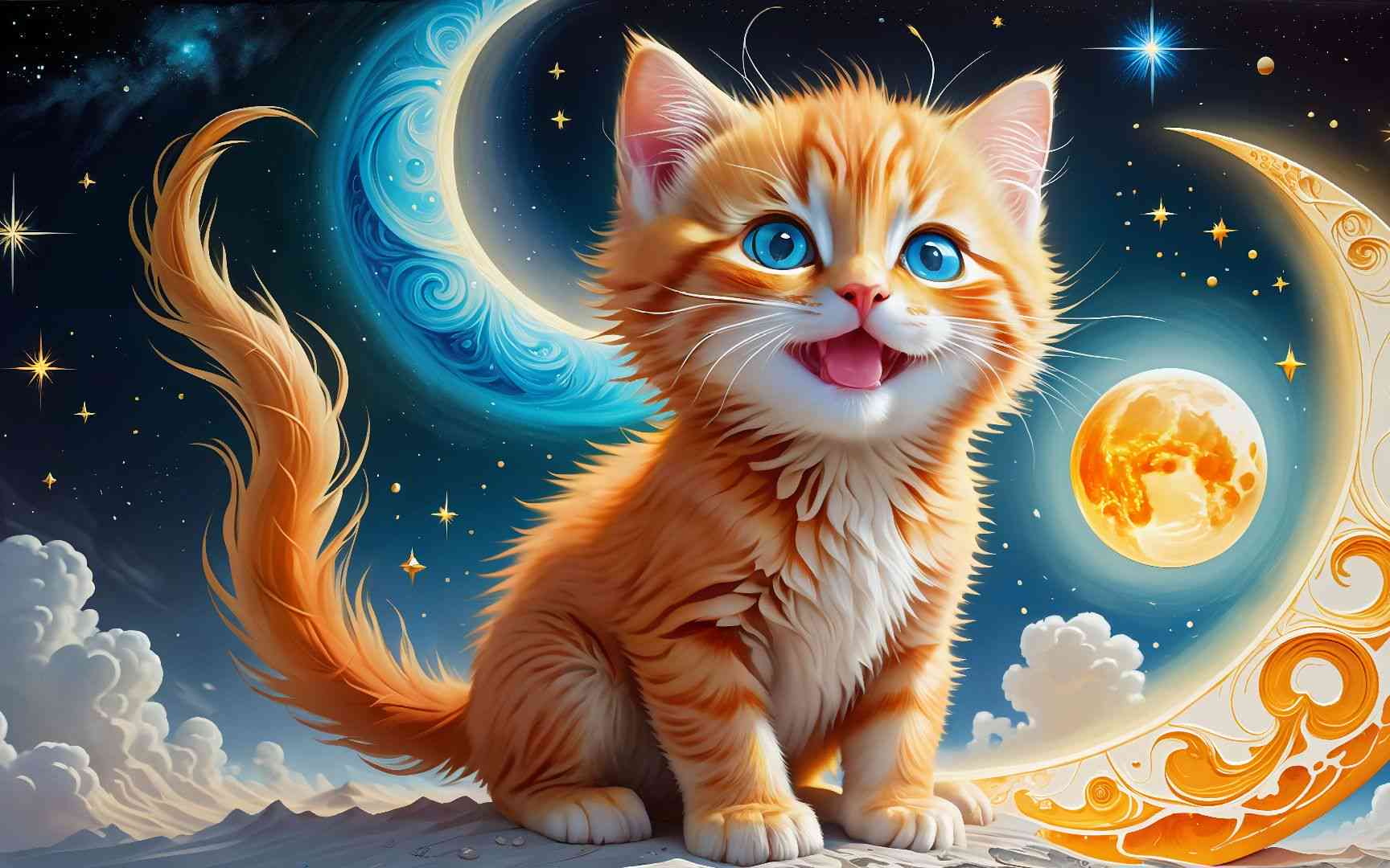 萌猫ai绘画文案大全
