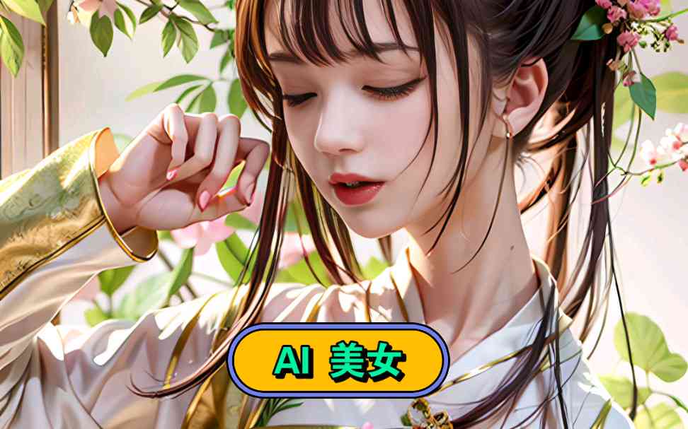 ai生成美女照片文案