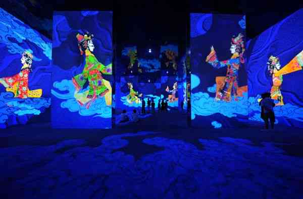 AI创作宴：一梦敦煌福光影艺术展 全景解读敦煌之美