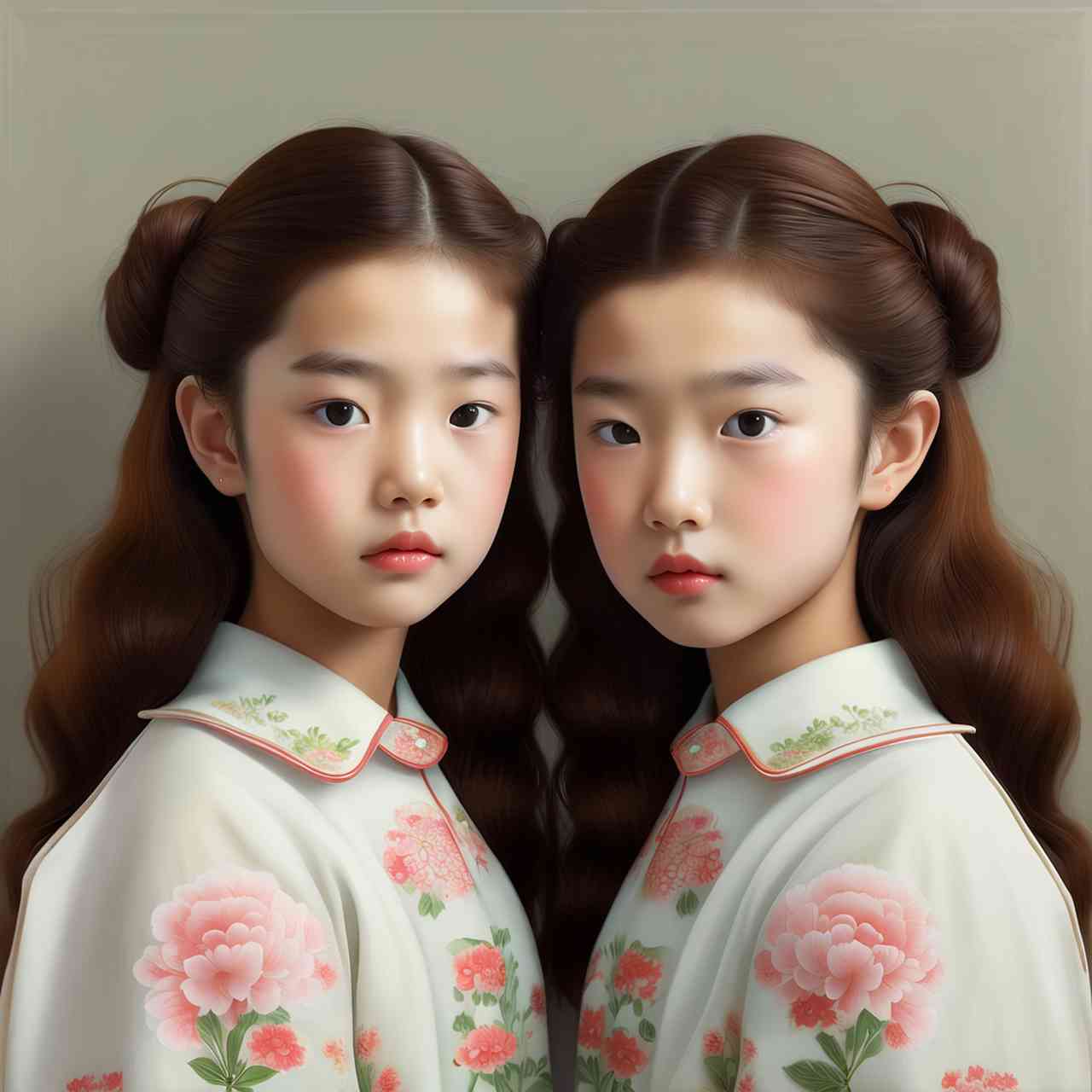 姐弟ai绘画特效文案素材