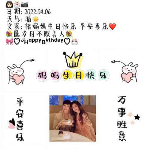独特而有爱的妈妈生日福文案大全：涵馨、幽默、创意及个性化福