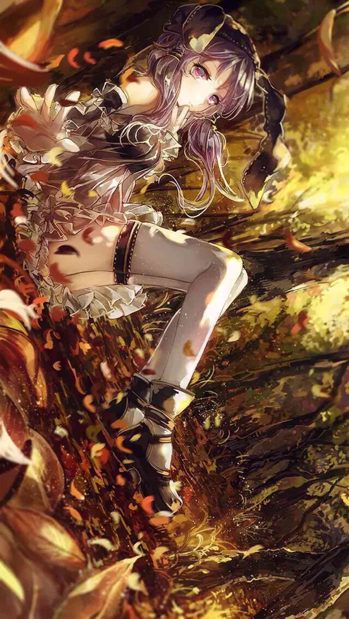 二次元美女唯美插画手机壁纸 高清与壁纸收藏