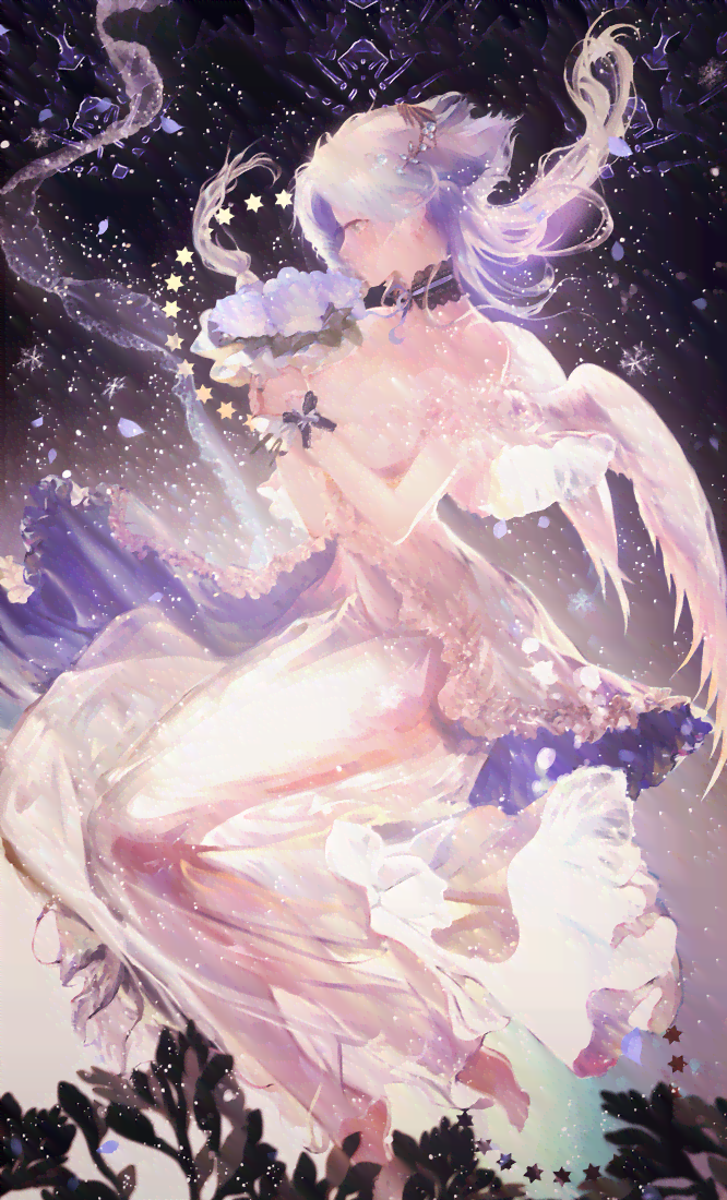 二次元美女唯美插画手机壁纸 高清与壁纸收藏