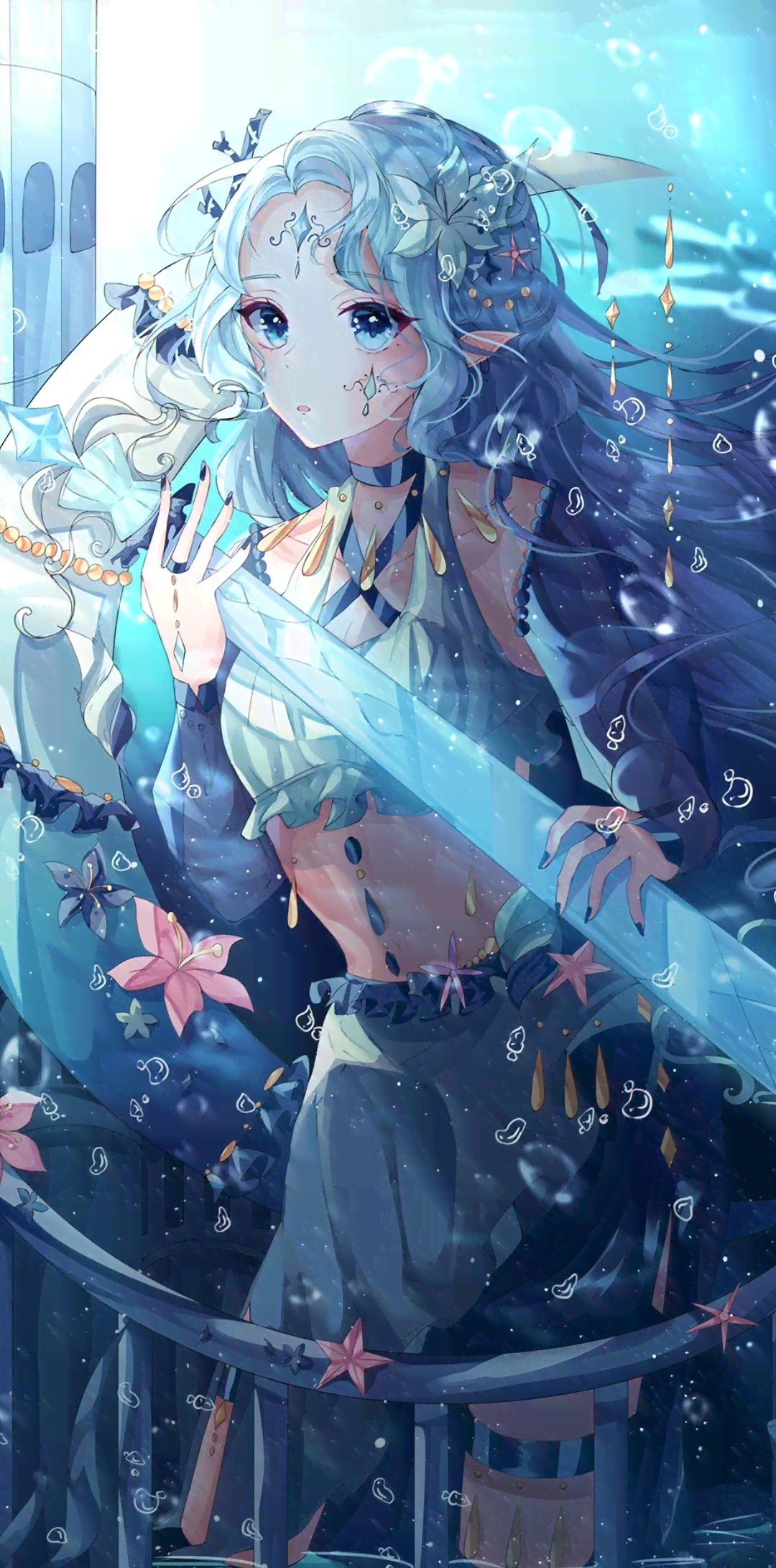 二次元美女唯美插画手机壁纸 高清与壁纸收藏