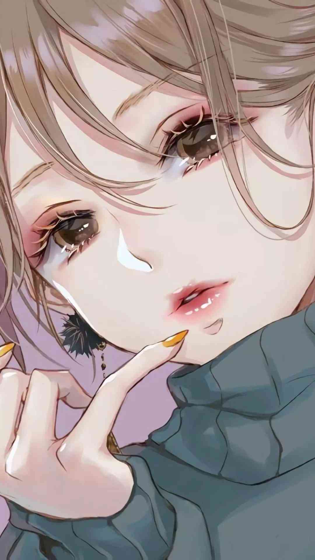 二次元美女ai壁纸文案