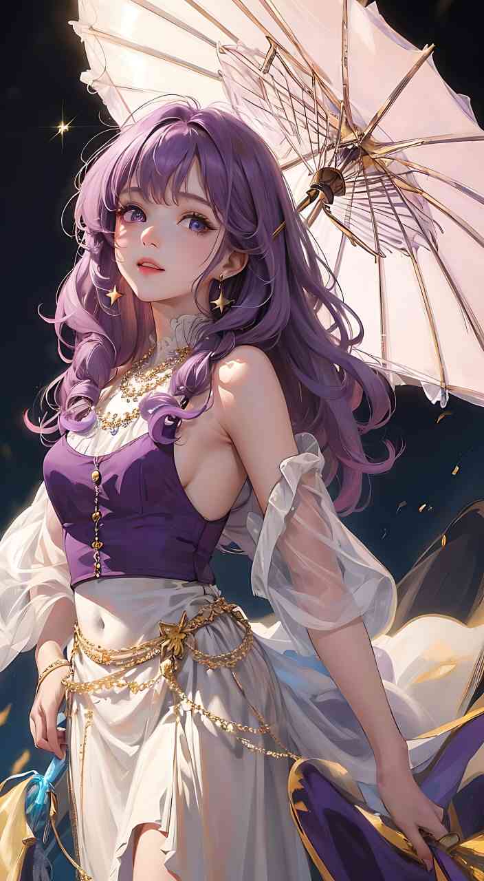 二次元美女ai壁纸文案
