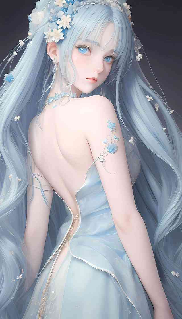 二次元美女ai壁纸文案