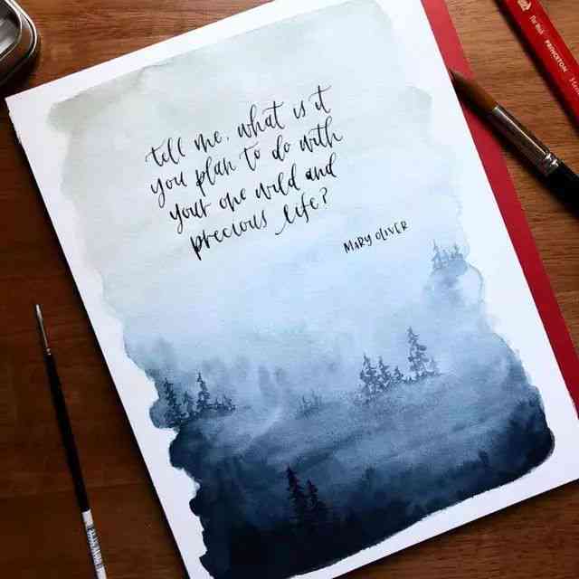 绘画诗意文案：如何创作简短而富有诗意的绘画文案