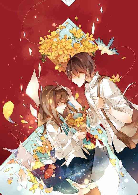 浪漫次元：二次元动漫情侣插画精选集