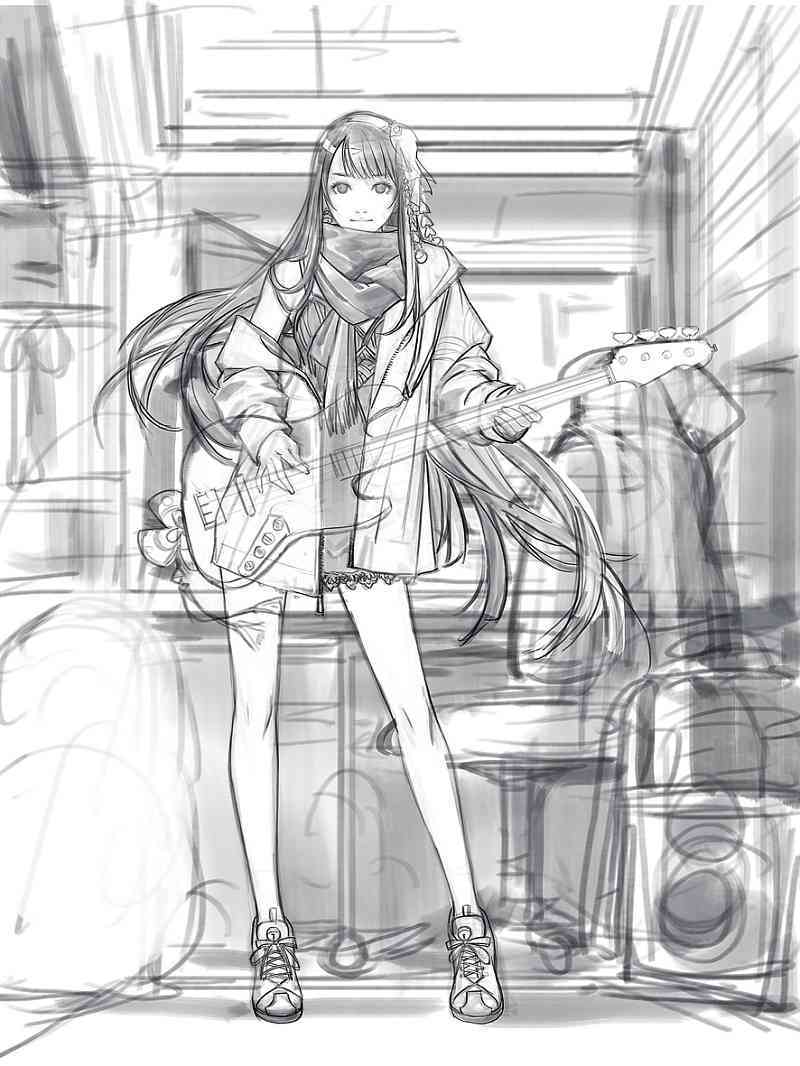 详解二次元情侣插画绘制技巧：从角色设定到画面构图全方位指南