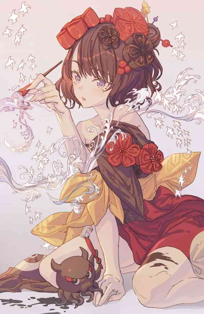 详解二次元情侣插画绘制技巧：从角色设定到画面构图全方位指南