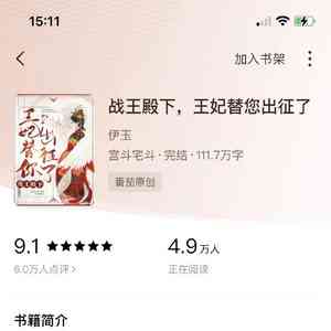 墨晨ai网文写作