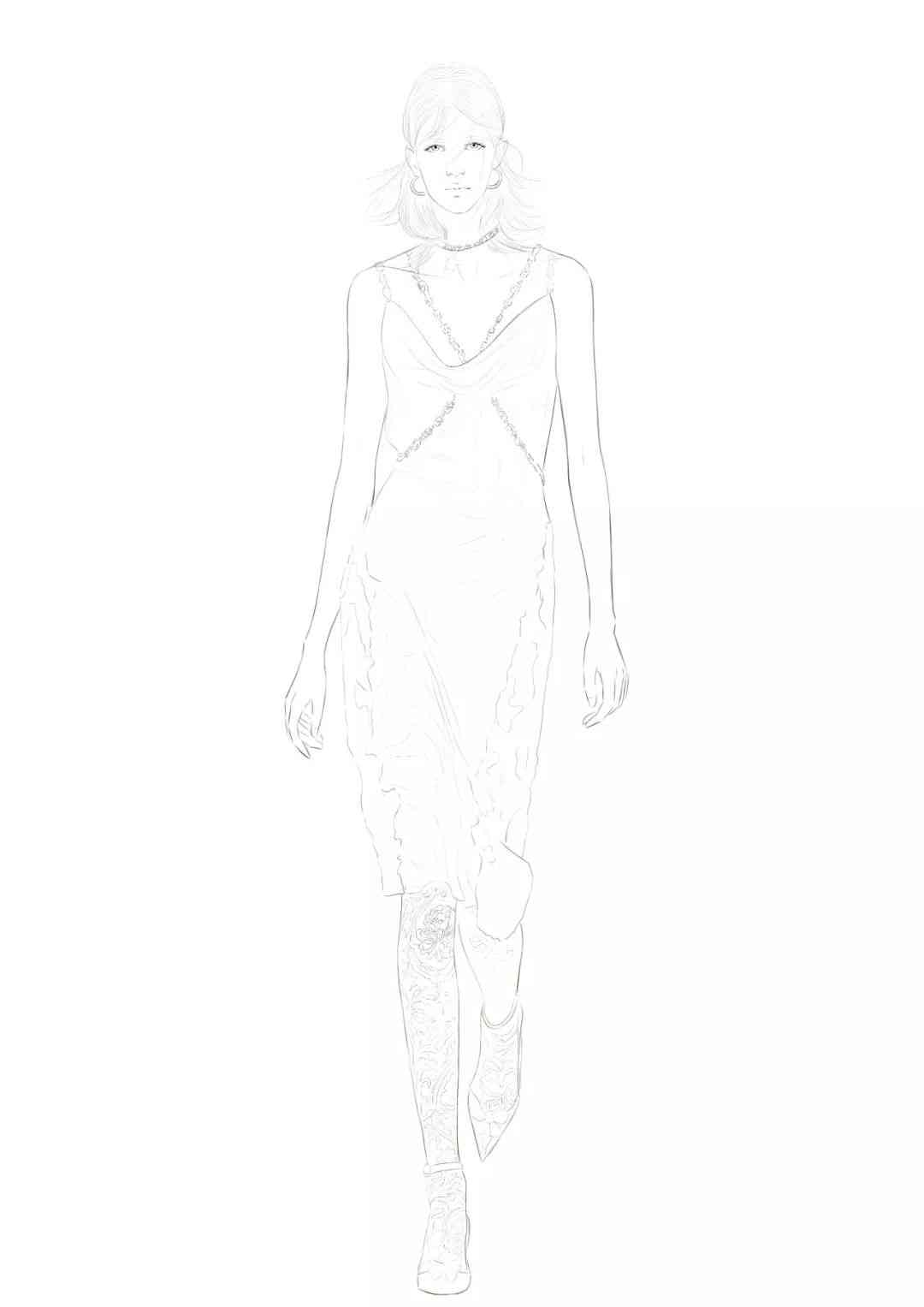ai衣服怎么画：绘制服装线稿与设计技巧