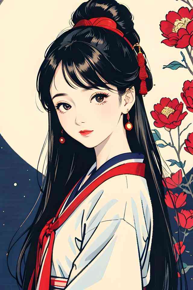 AI绘画：古典美人与现代文案创意结合，一键生成古风美人图像与文案