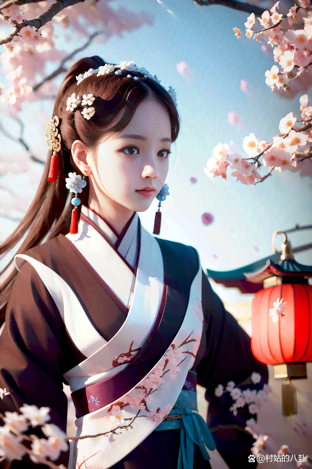 AI绘画：古典美人与现代文案创意结合，一键生成古风美人图像与文案