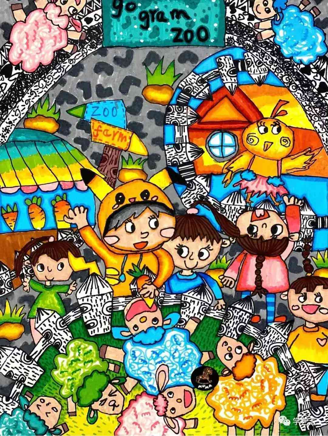 儿创意发展与艺术作品：探索小朋友创作背后的灵感与技术