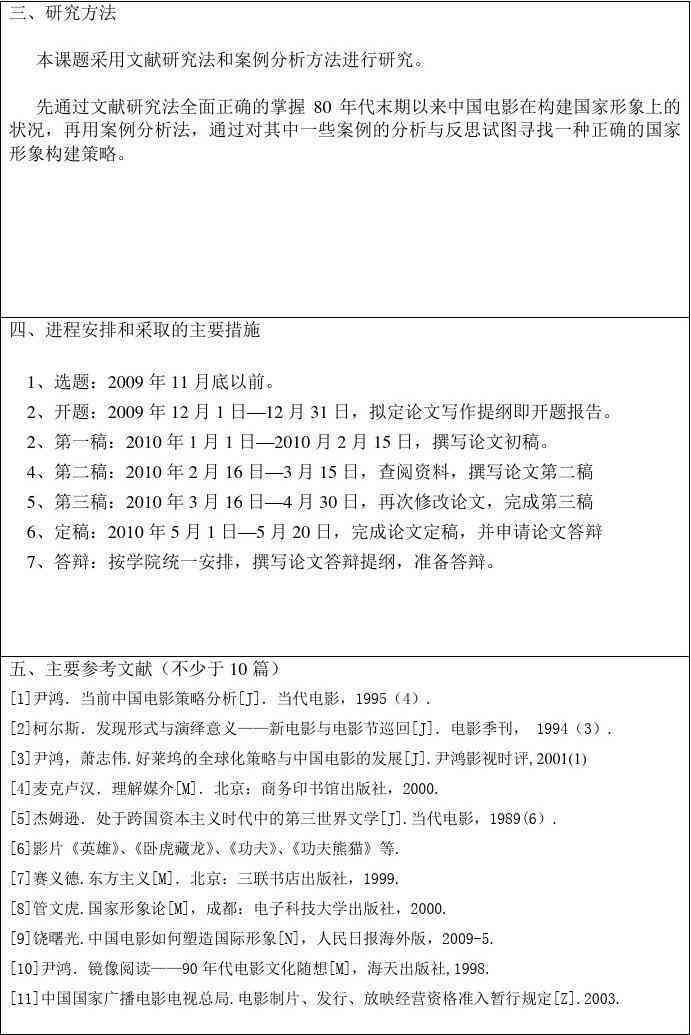 业设计开题报告怎么写ai