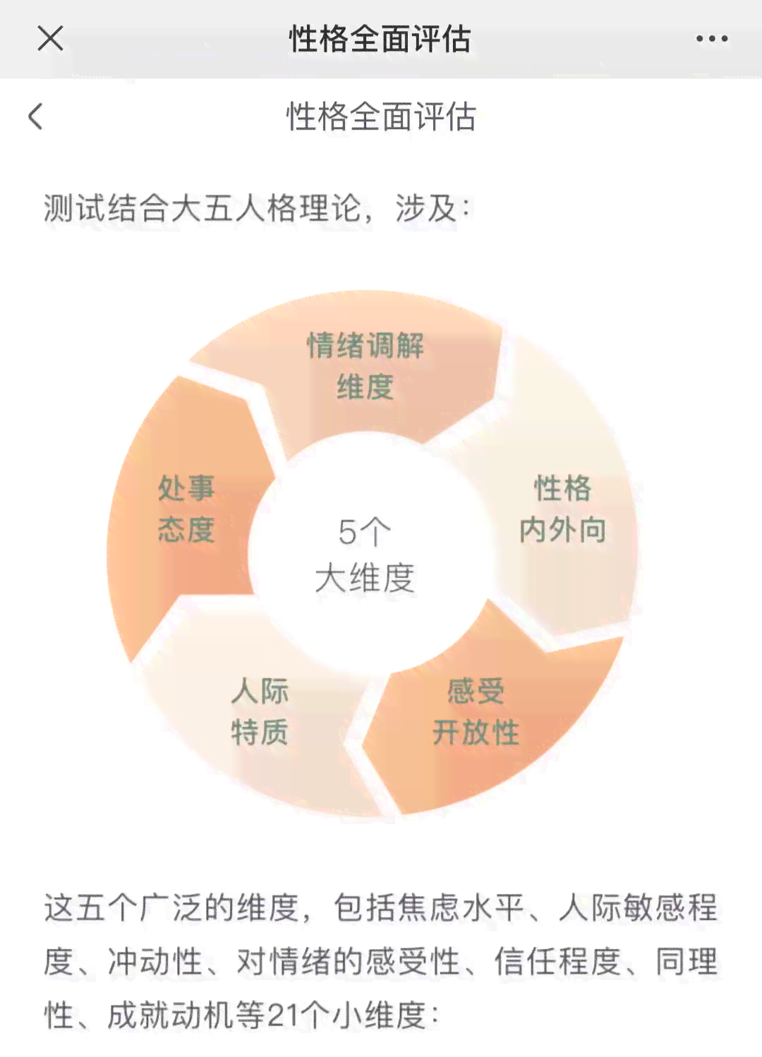 性格报告ai