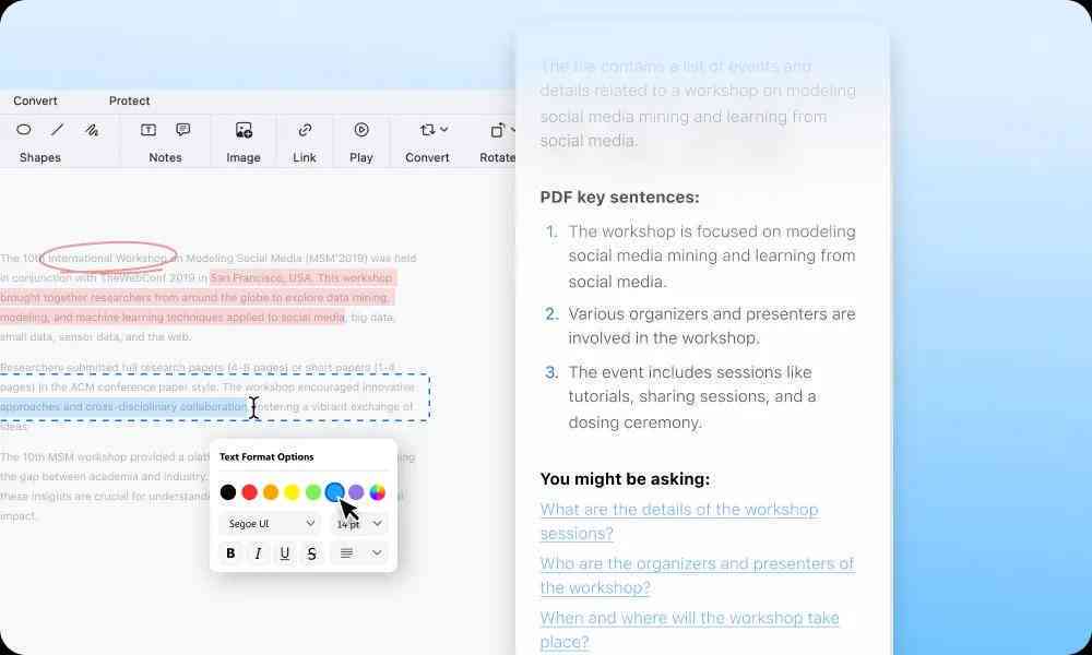 词典阅读pdf：支持阅读模式及编辑功能的阅读器