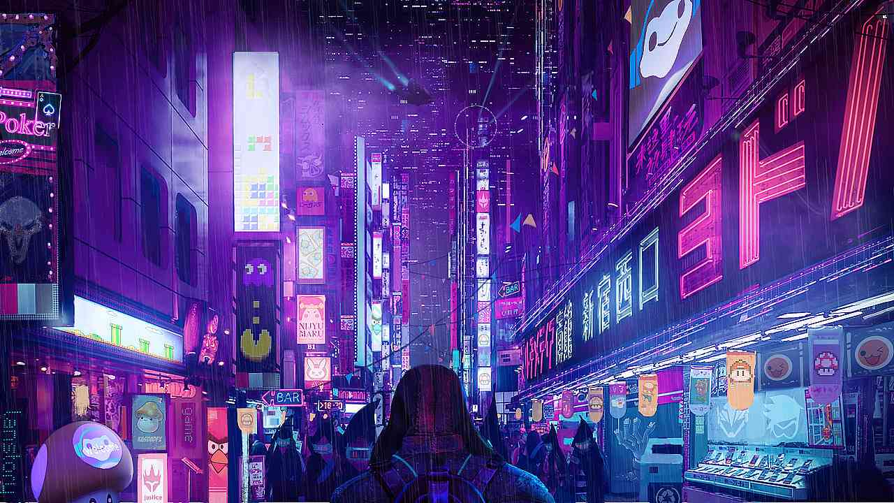 未来科技赛博朋克风格设计素材集锦