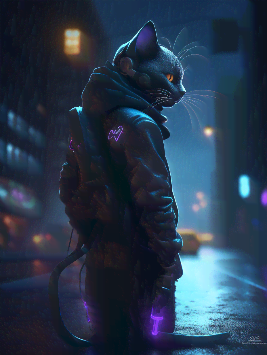 ai创作赛博朋克