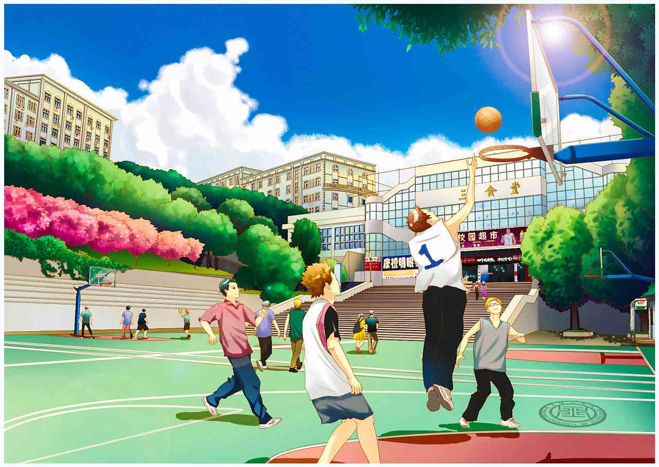 智能AI打造青春校园风情画