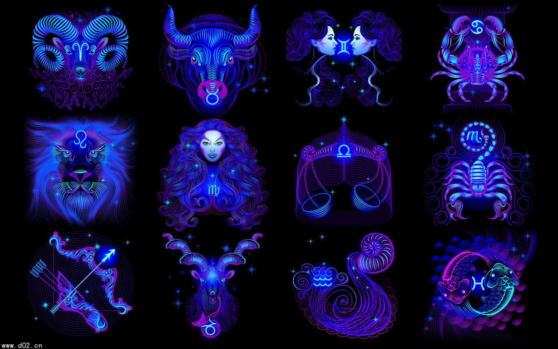 AI创作的12星座