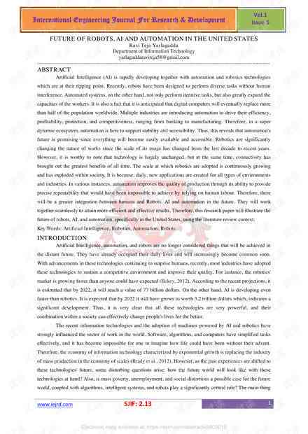 关于人工智能的外国论文：题目、范文、摘要、文献汇编
