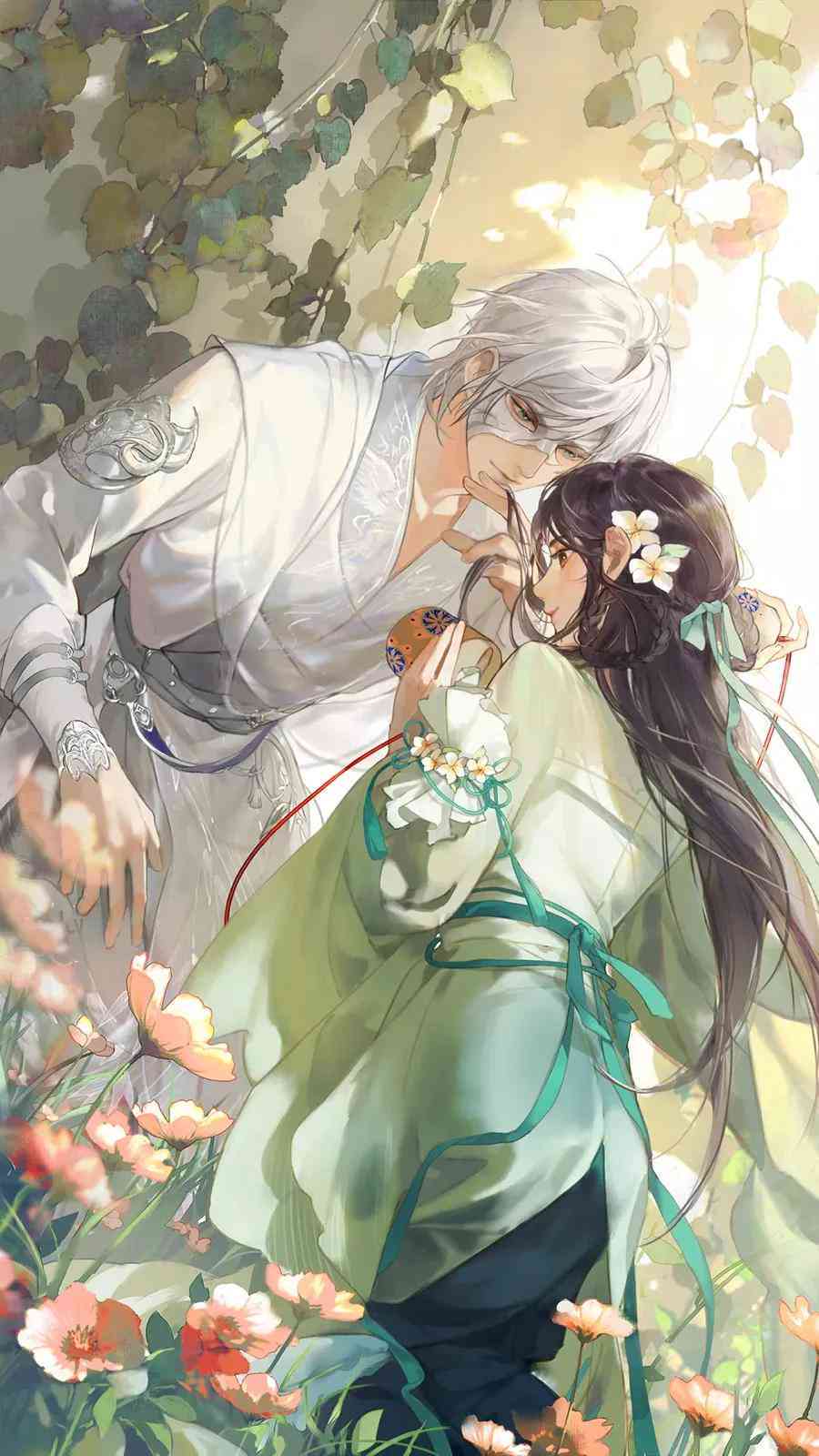 抖音热门：动漫情侣甜蜜瞬间大     