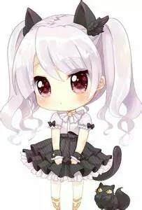 二次元猫咪插画：头像素材与画法     