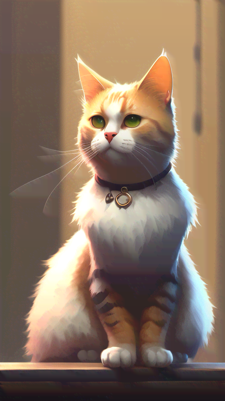 二次元ai绘画猫咪文案