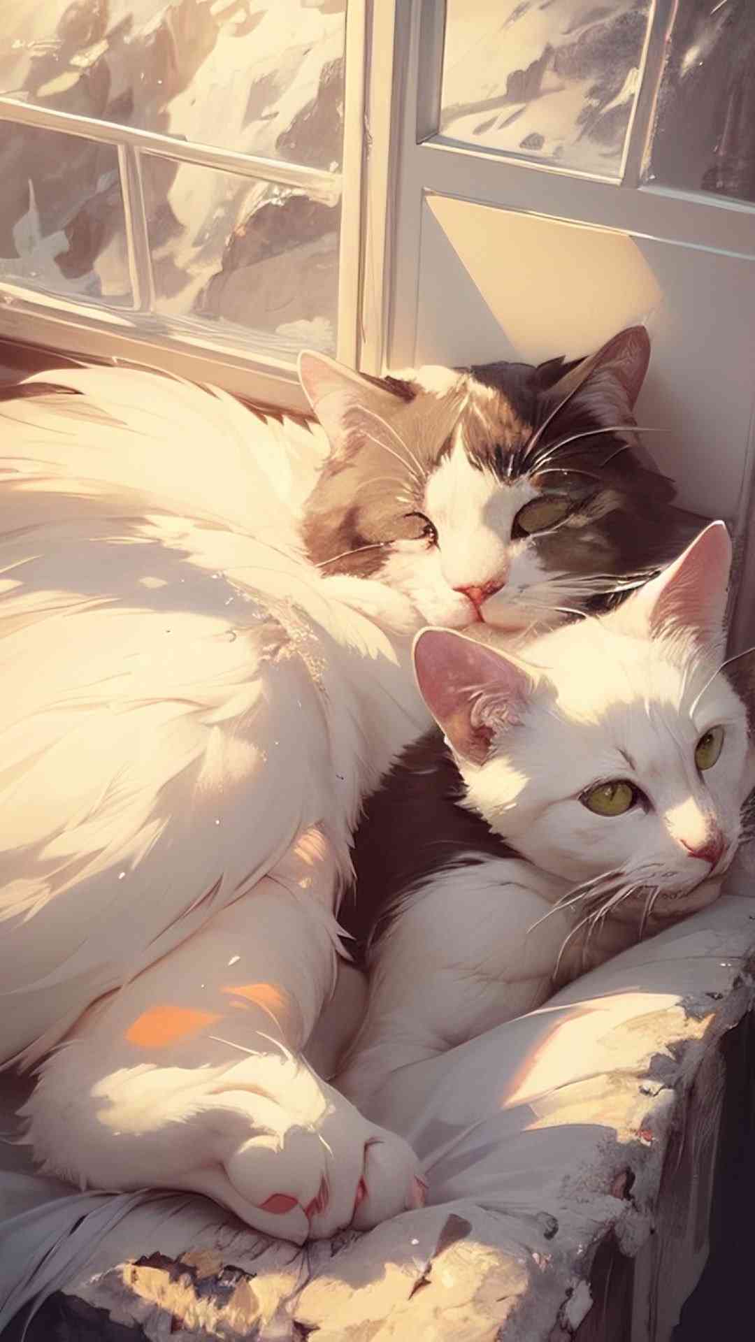 二次元ai绘画猫咪文案