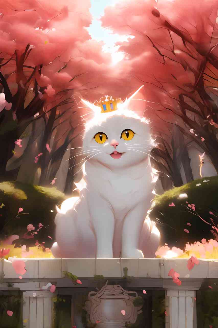 二次元ai绘画猫咪文案