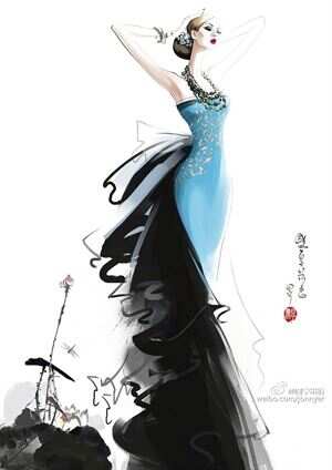 东方韵味：国韵水墨插画艺术之美