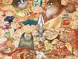 探索国宝韵味：猫绘画创作技巧与灵感发掘