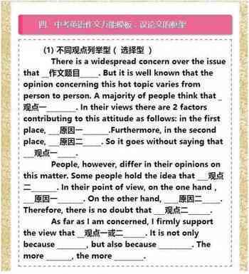 ai英语作文素材：含模板及150字关于AI相关英语作文