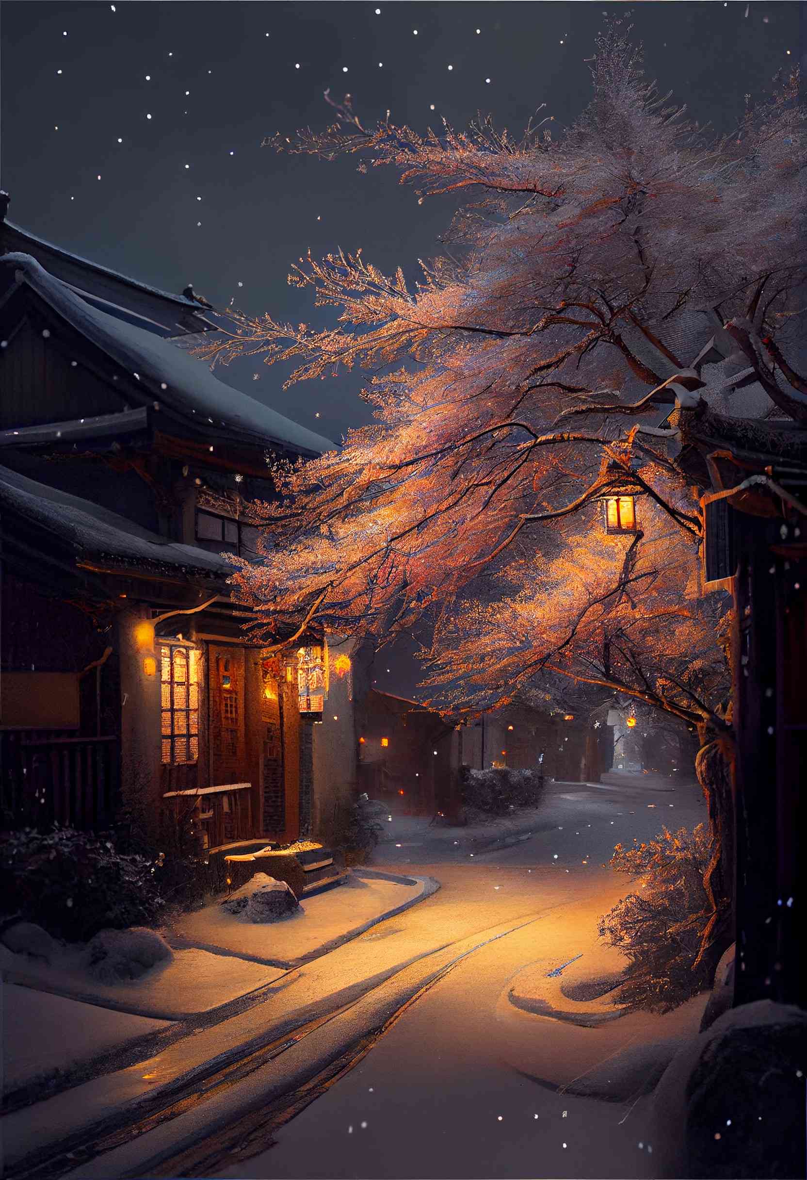 AI赋能：一键打造梦幻雪景照片生成技术