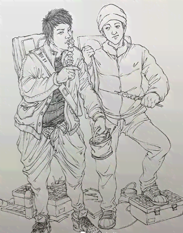 速写命题创作万能模板：优秀作品创意大全