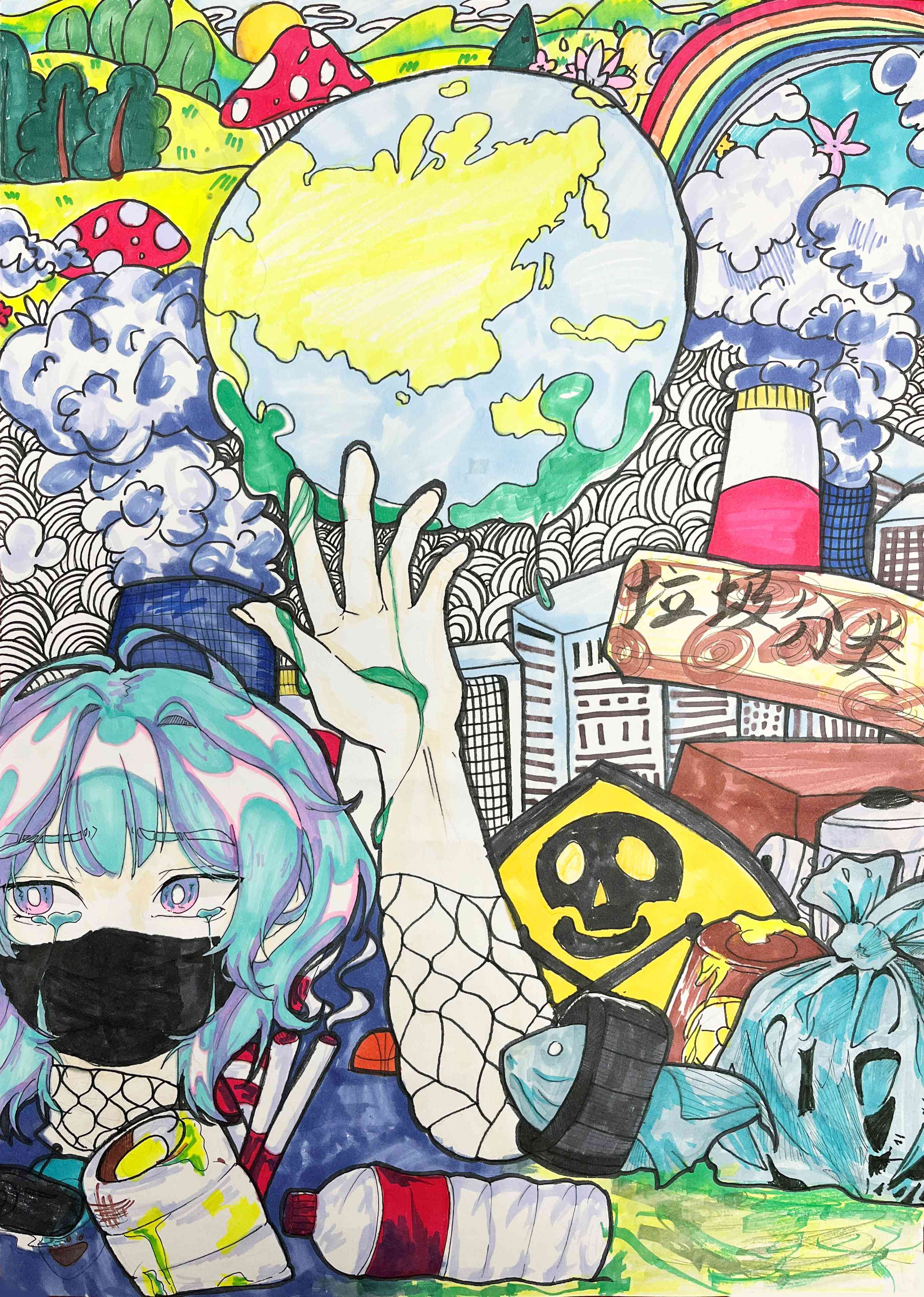 AI绘画作品：艺术性探讨、作品描述及参赛评析