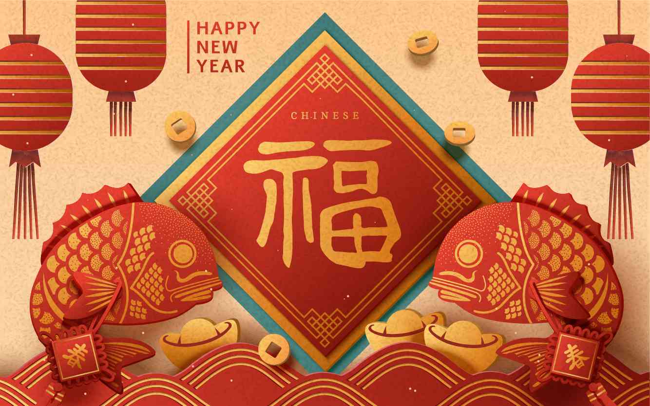 AI春节海报、插画、设计模板大全：喜庆装饰、传统元素、创意素材一网打尽