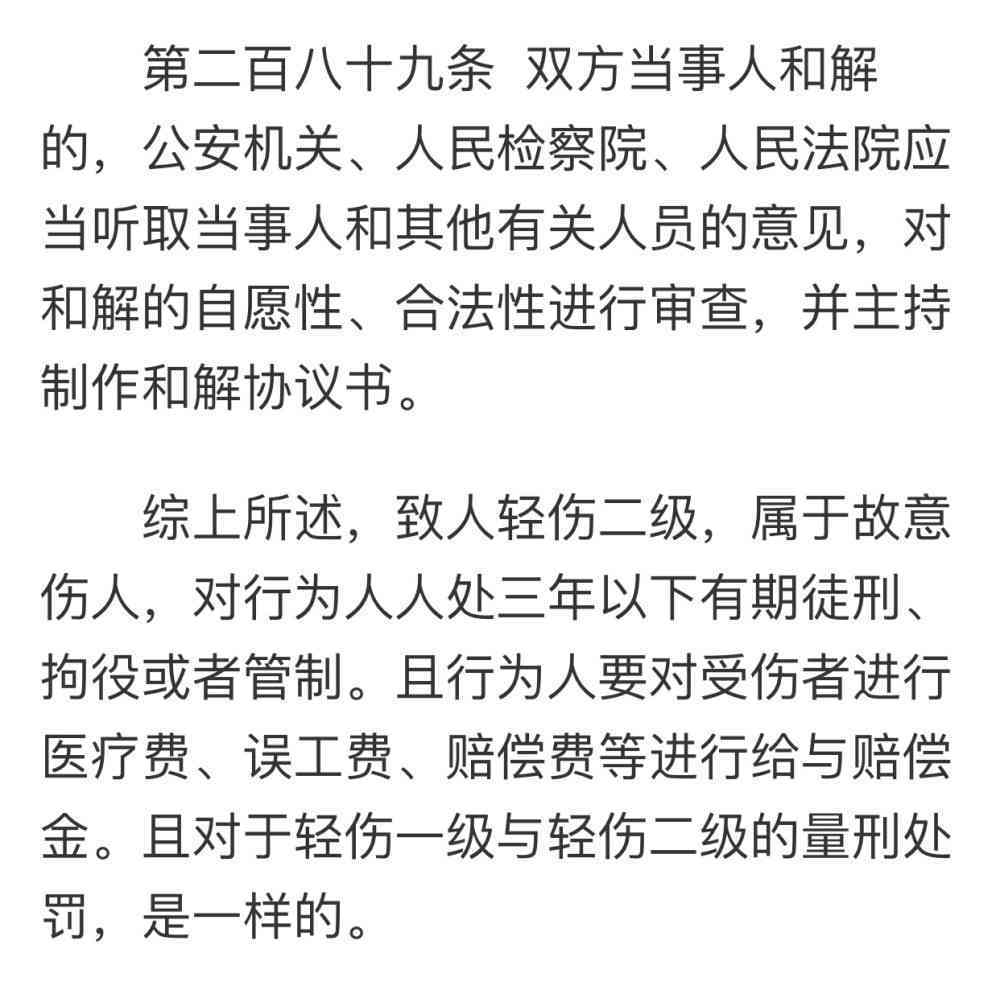 '打架致轻伤伤残程度分级标准解析'