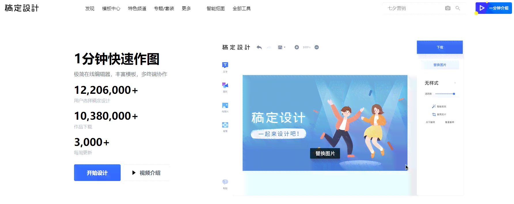 '掌握稿定设计：轻松编辑与优化文字内容'